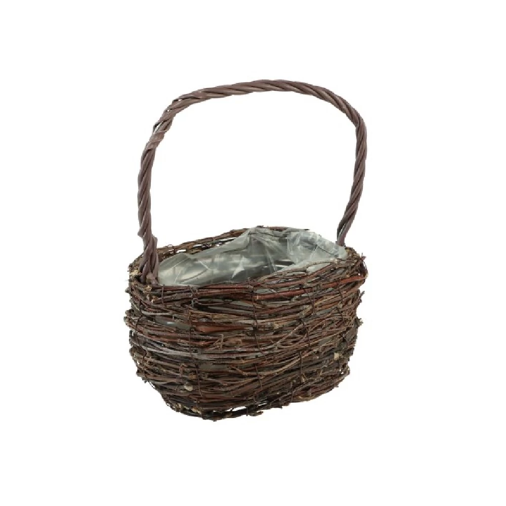 Kerek rattan kosár