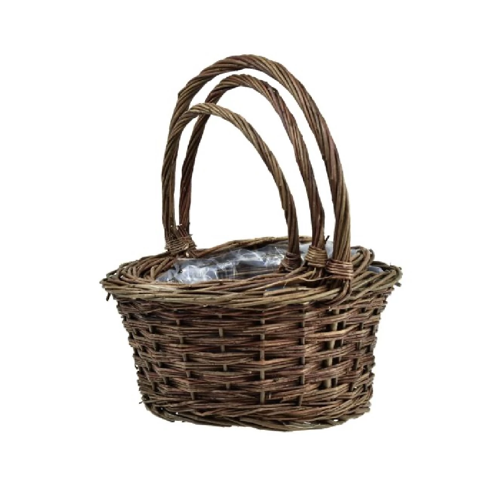 Közepes rattan kosár
