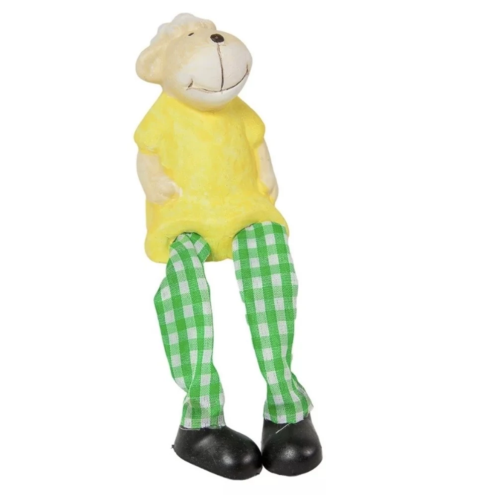 Lógó lábú húsvéti bárány figura