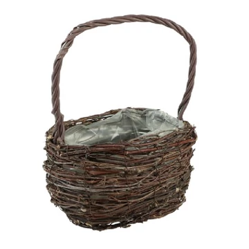 Kerek rattan kosár