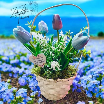 Szivárvány Tulipánkosár