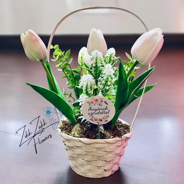 Tavaszi Tulipánkosár