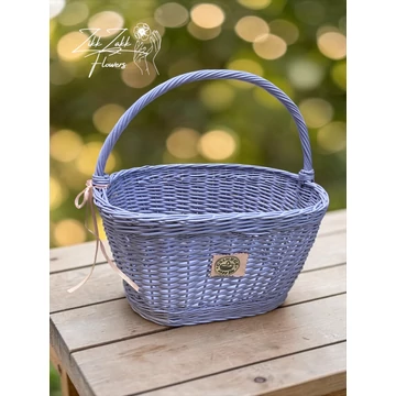 Lila fonott bevásárló kosár – letisztult