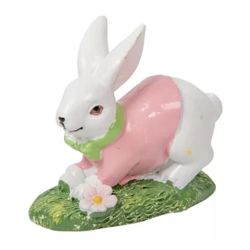 Futó húsvéti nyuszi dekor figura