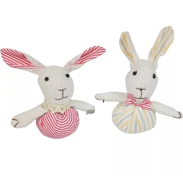 Textil Nyuszi Dekor Figura