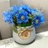 Kék virág kompozíció HOME kaspóban