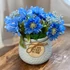 Kék virág kompozíció HOME kaspóban