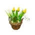 Sárga Tulipános Kosár